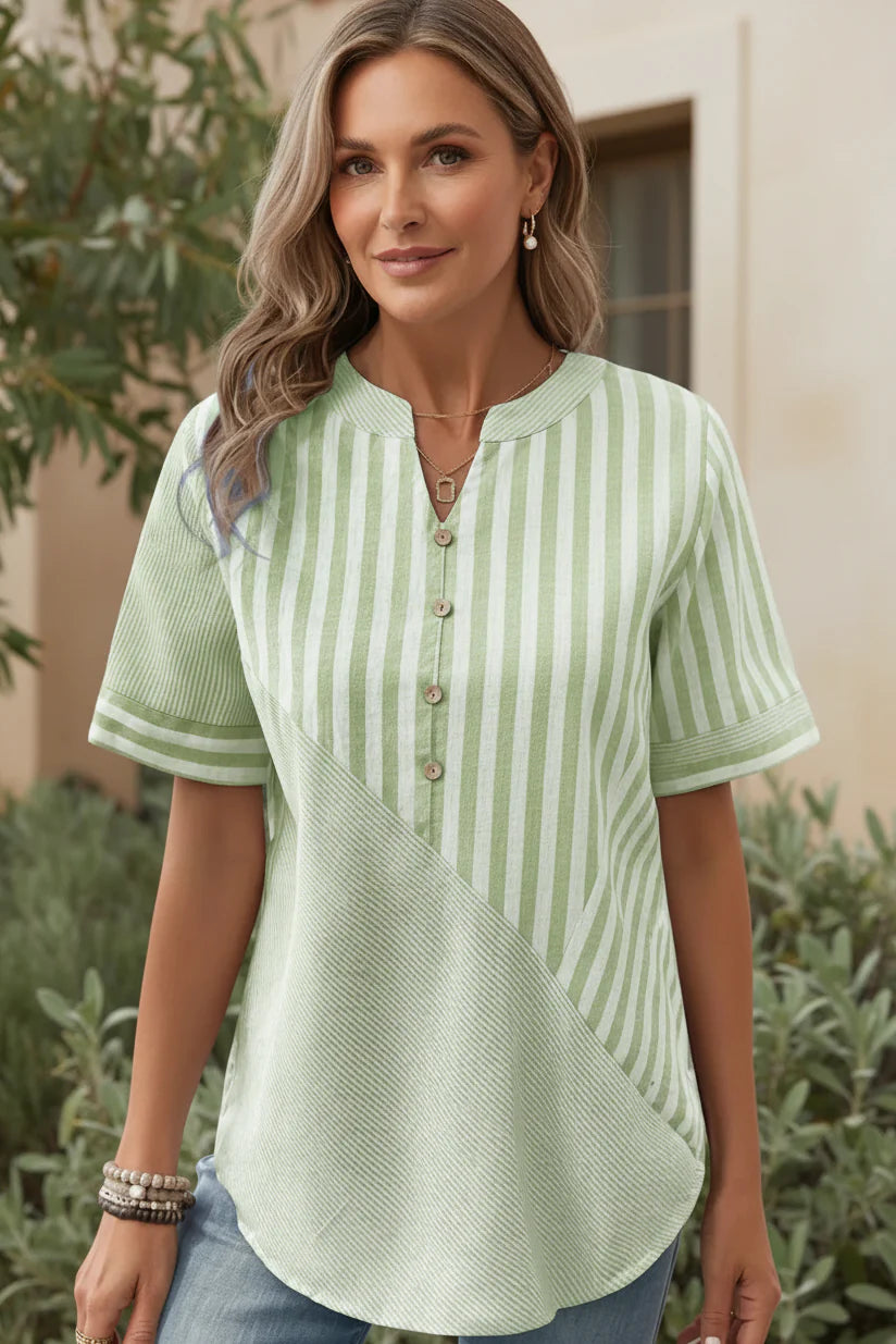 ANNA - BLOUSE WITH UNIQUE PRINT