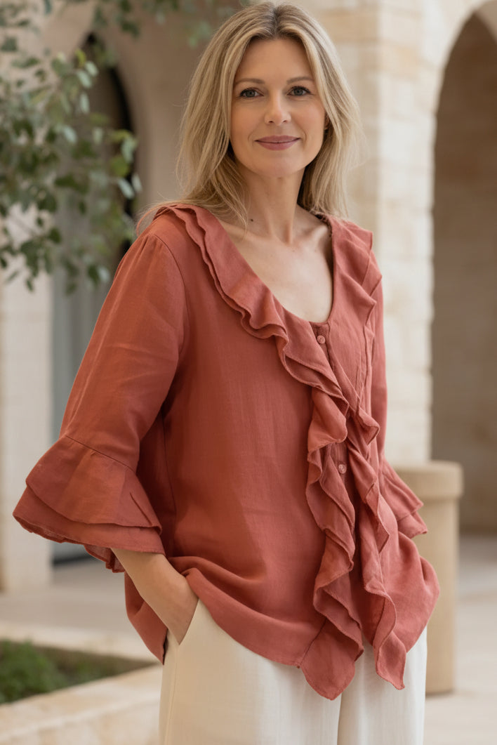 VIRGINIA - 3/4 SLEEVE SHIRT