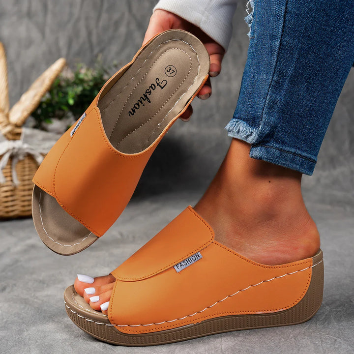 MIA - SLIP PLATFORM SANDALS