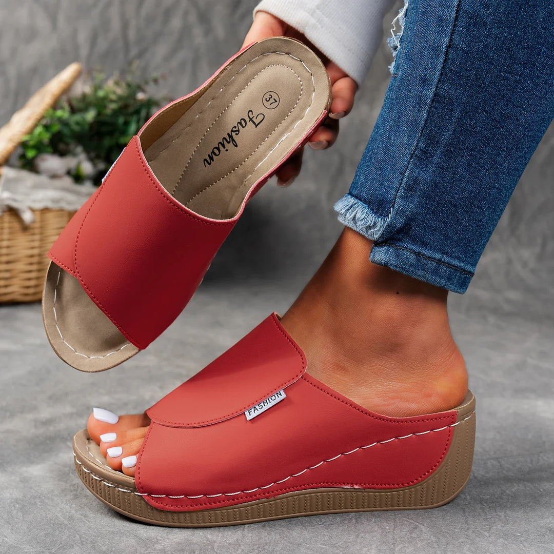 MIA - SLIP PLATFORM SANDALS