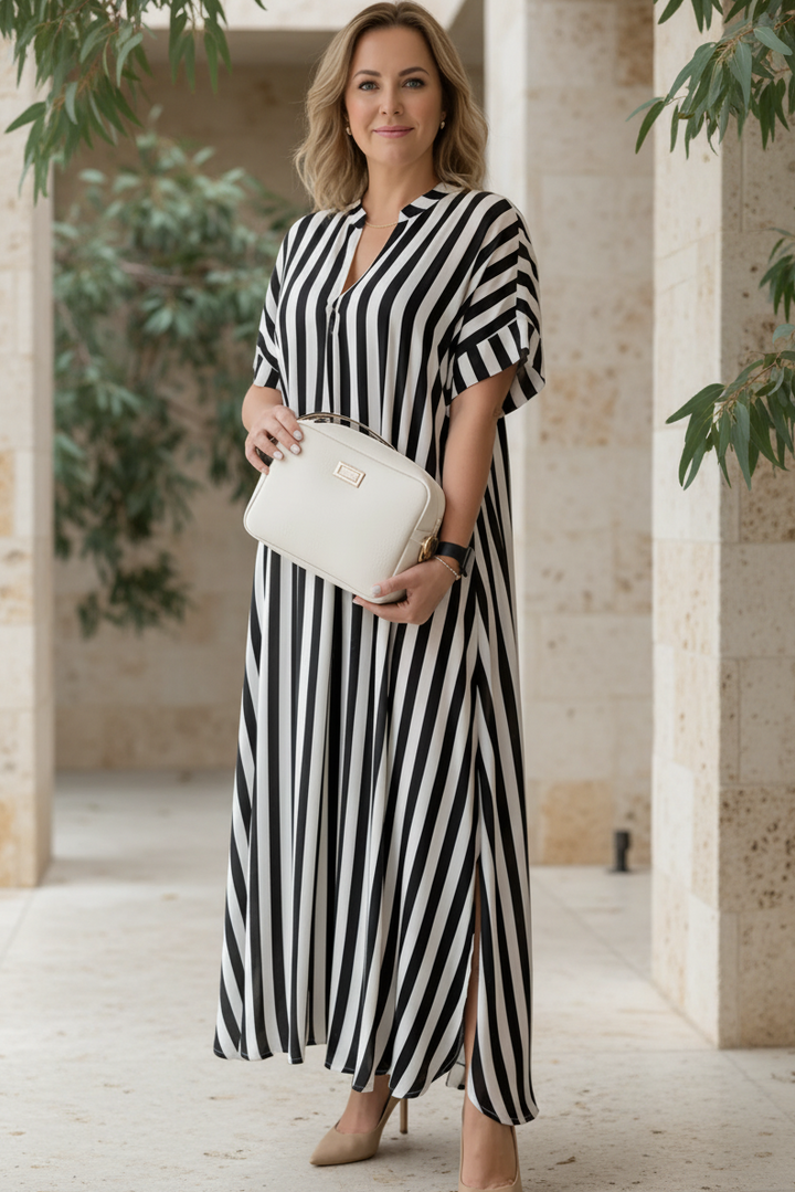 MABEL™ | ELEGANT STRIPED DRESS