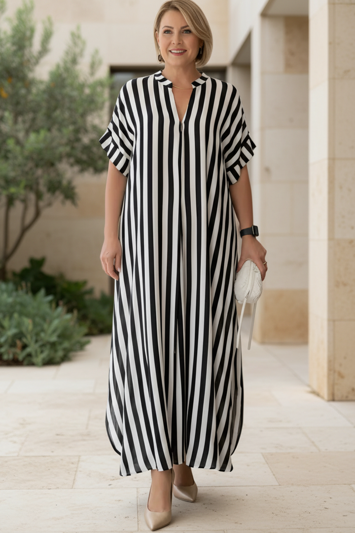 MABEL™ | ELEGANT STRIPED DRESS