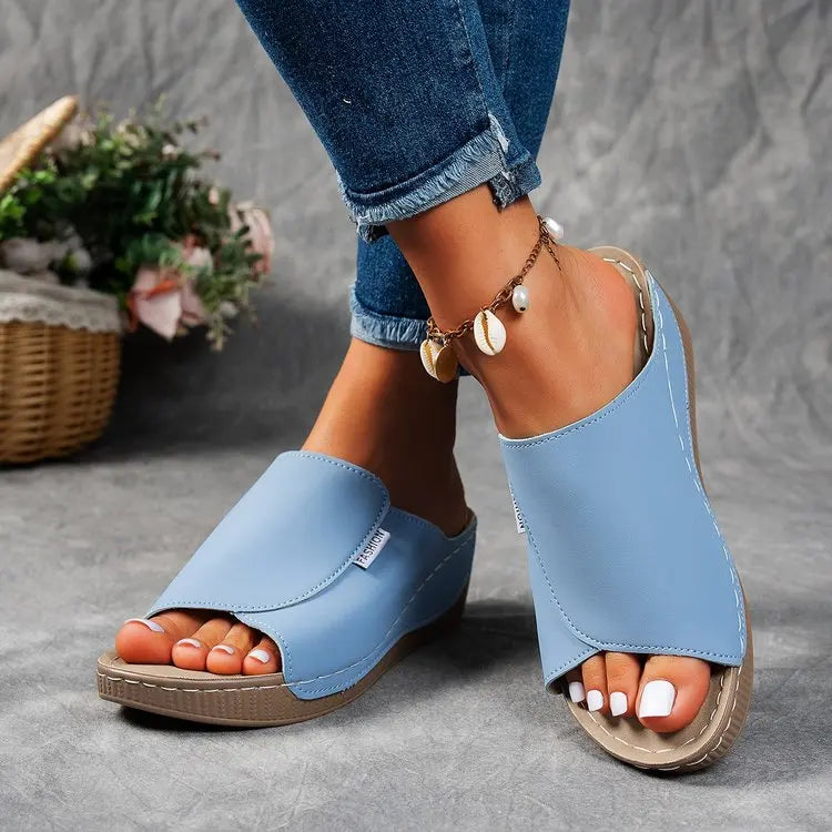 MIA - SLIP PLATFORM SANDALS