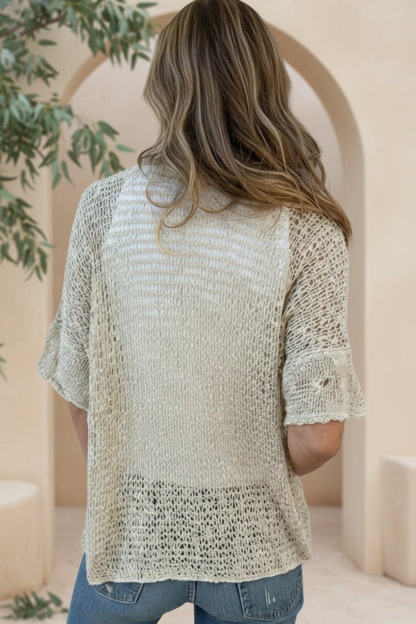 LILY - ELEGANT TEXTURED TOP