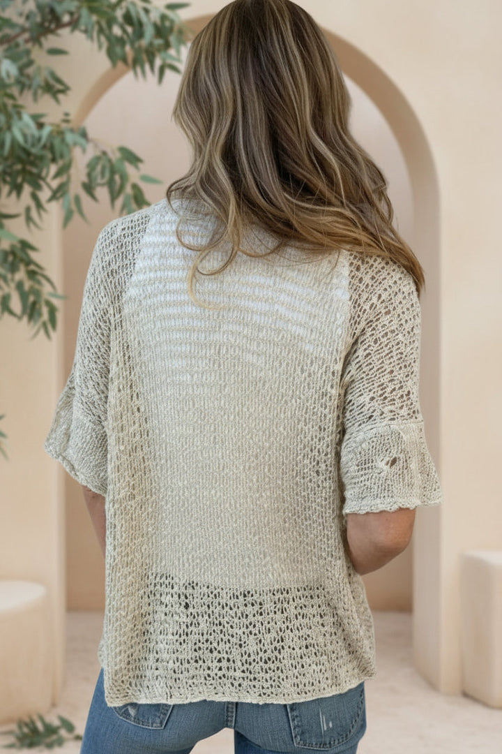 LILY - ELEGANT TEXTURED TOP